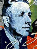 Francis Poulenc - portrait painting