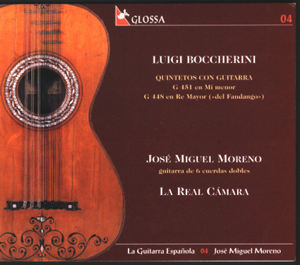 La Real C&aacute;mara and Jos&eacute; Miguel Moreno, guitar - CD jacket