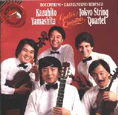 Tokyo String Quartet and Kazuhito Yamashita - CD jacket