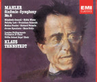 Klaus Tennstedt&acute;s recording of Mahler 8 - CD cover