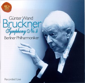 Bruckner Sym. No. 4, cond. G&uuml;nter Wand - CD cover