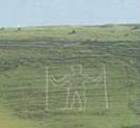 Pic of the Long Man of Wilmington in Sussex