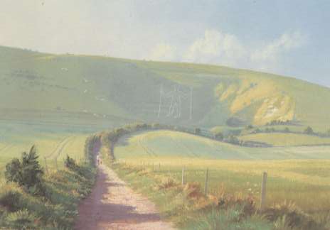 Pic of the Long Man of Wilmington in Sussex
