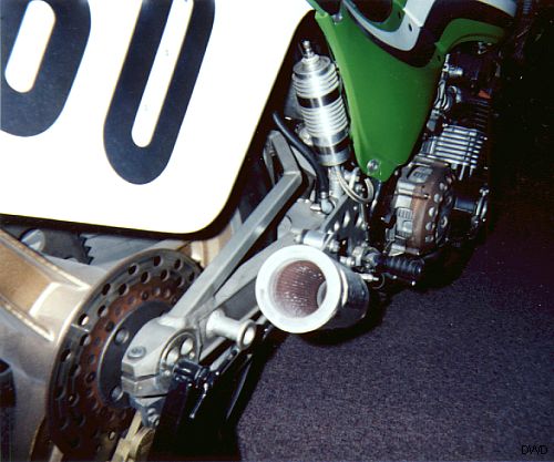 Wayne Rainey's GPZ750 at AMA Museum