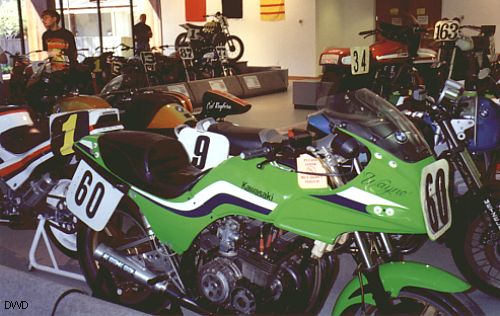 Wayne Rainey's GPZ750 at AMA Museum