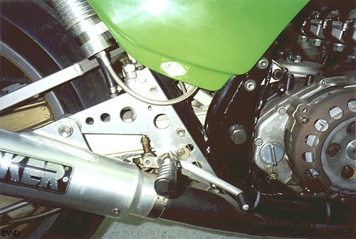 Wayne Rainey's GPZ750 at AMA Museum