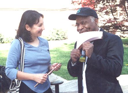 Claudia con Byard Lancaster