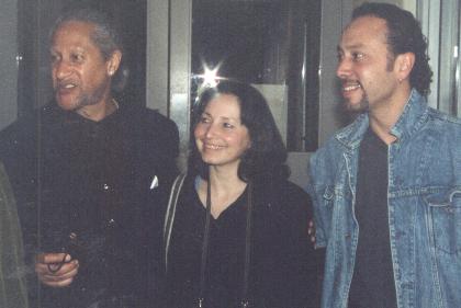 Claudia con Gary Bartz y Efra�n Zagarra en Philapelphia
