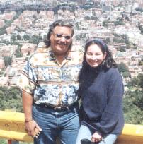 Claudia con Arturo Sandoval en Bogot�