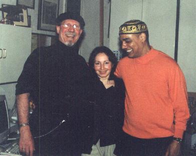 Claudia con Talib Kwibe y Dale Fitzgerald en la Jazz Gallery de New York