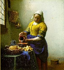 Vermeer-milkmaid
