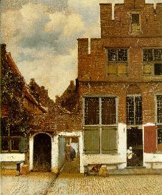 Jan Vermeer:strada di Delft