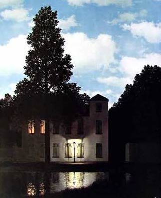 Ren�e Magritte: Il dominio
              delle luci.