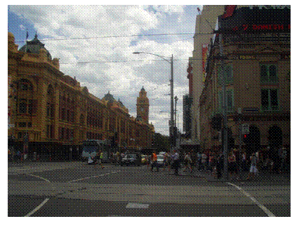 Text Box:  
Melbourne Victoria train Station. (Centre)
