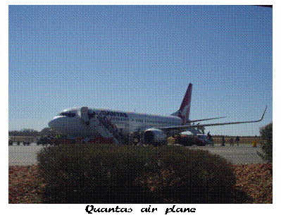 Text Box:  
Quantas air plane
