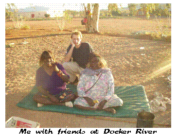 Text Box:  
Me with friends at Docker River
