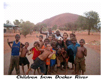 Text Box:  
Children from Docker River
