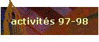 activit�s 97-98