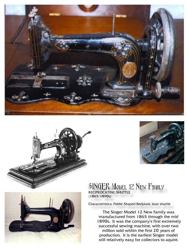 Singer New Family sewing machine (Photo courtesy of G. Bethel)