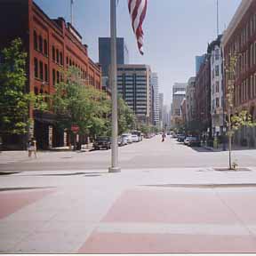 View of 17th from Union Station