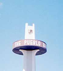 Pueblo Bank Sign