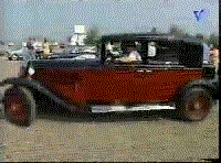mr. B.Franke in his Astura at the 1996 Dutch 100 Miglia on TV