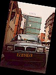Lancia HQ over the Via Vincenzo Lancia
