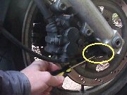 Speedo cable bottom