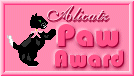 Alicatz Paw Award