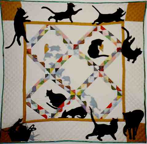 Amish Cats and Rats quilt