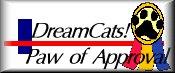 DreamCats "Paw of Approval Award"
