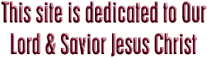 Dedicated to Jesus. Thanks for the graphic Rev. Evelyn Hall