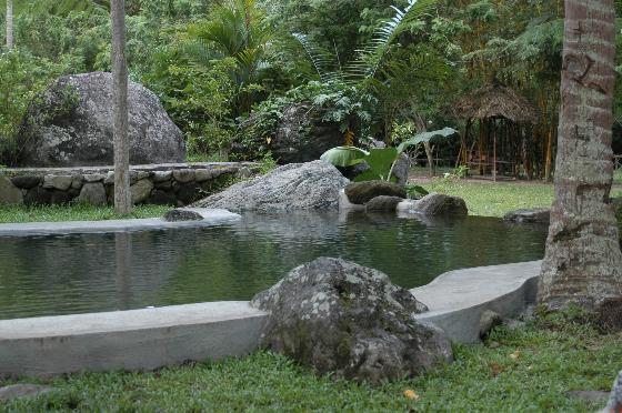 One of the pools fed by the river