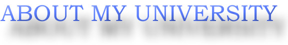 MY UNIVERSITY