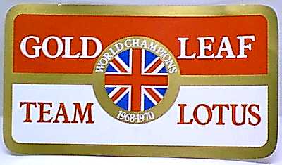 Gold Leaf Team Lotus