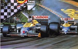 Piquet vs Mansell