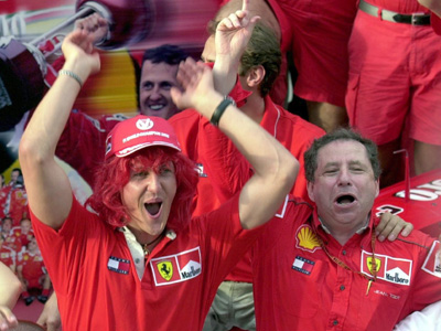 Le titre avec Ferrari