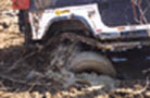 Swampers Didn't Help. Notice that the Axle is Pulled Into A Non Straight Position!