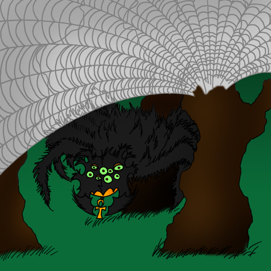 Alphonse, my poetic Baby Acromantula, thanx to Edgar Torne' for the pic :)