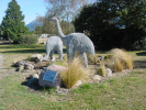 The finished moa's on site