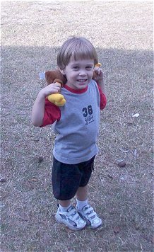 Cameron, age 3, in December 2001