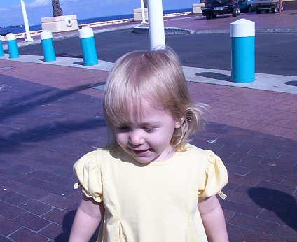 Courtney, 17 months old, at The Pier in St. Petersburg...my beautiful baby!