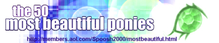 50 Most Beautiful Ponies
