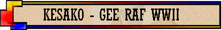 KESAKO - GEE RAF WWII