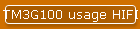 TM3G100 usage HIFI