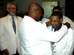 Enfin, R�mi ARIBO a le collier de Pr�sident !