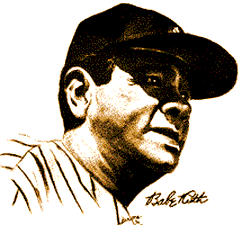 Dibujo de Babe Ruth