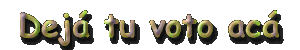 Dej� tu voto ac�