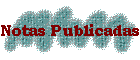Notas Publicadas