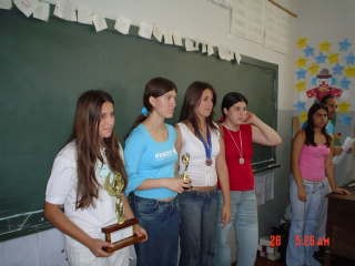 Categoria Feminino: Juliete Pacheco, Marcela Silva, Juliana Pacheco e N�dia Carolina.